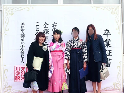 小学校の卒業式・デザイン3