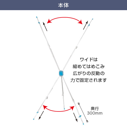 バナーXスタンド アクア 本体