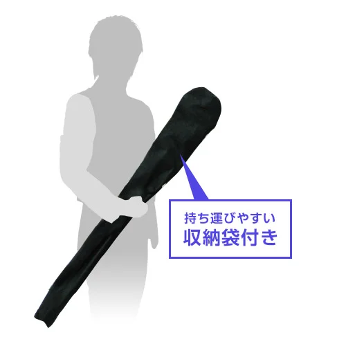 Xバナーエコ (600~800mm幅) 持ち運びやすい収納袋付き