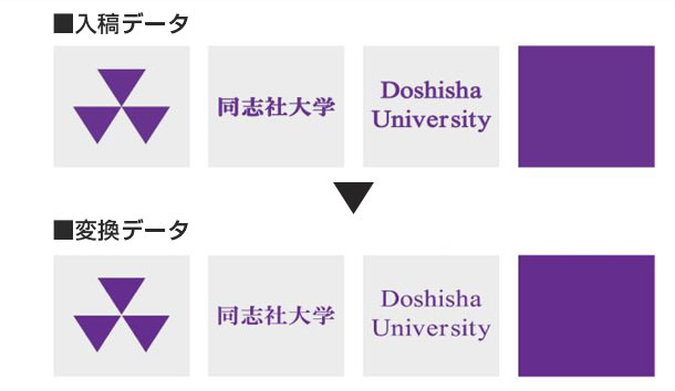 実績事例1129：大学の展示会用タイルカーペット入稿データ、変換データ