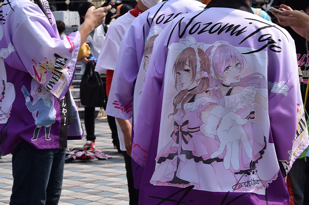 実績事例122:ライブイベント応援用オリジナル法被を製作しました。