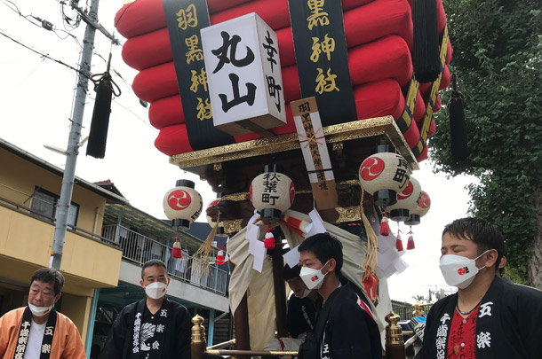 実績事例1275：神社様のオリジナル例大祭用マスクを製作しました。