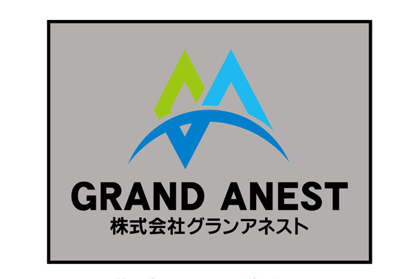 実績事例1329：不動産会社様の店舗装飾用オリジナルフロアマット　デザイン例