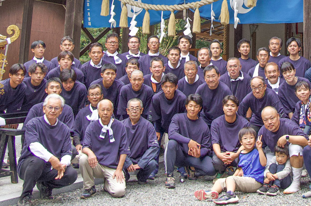 実績事例1448：神社様のお祭り用オリジナル手ぬぐいを製作しました。