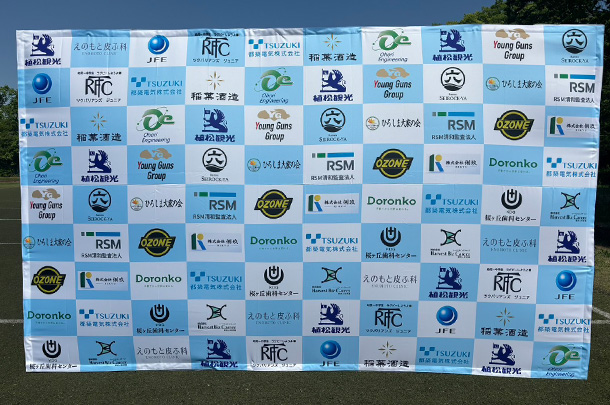 実績事例1765：大学ラグビー部様のオリジナルインタビューボード　活用風景