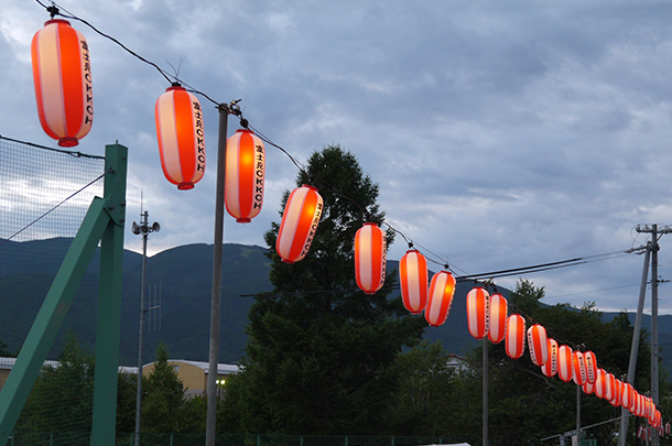 実績事例212：夏祭りのオリジナル屋外装飾提灯を製作しました。