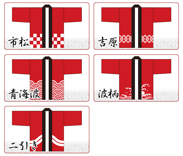 豆知識224：市松・吉原・青海波・波柄・二引き