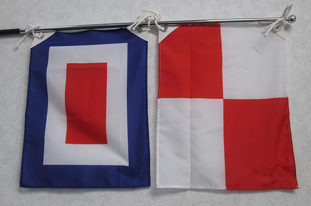 実績事例222：オリジナル国際信号旗を製作しました。