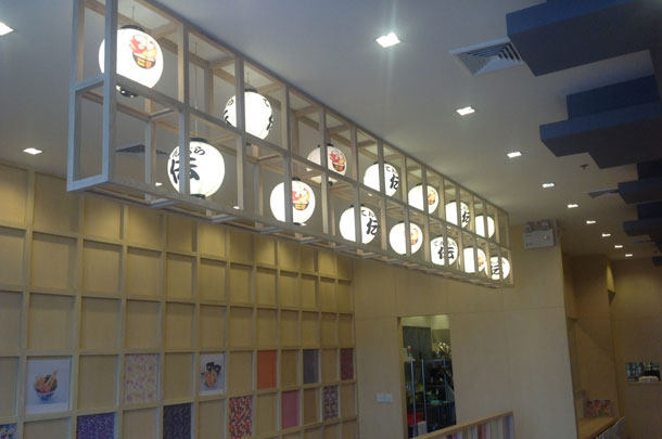 実績事例306：天ぷら店様のオリジナル店舗・ショップ提灯を製作しました。