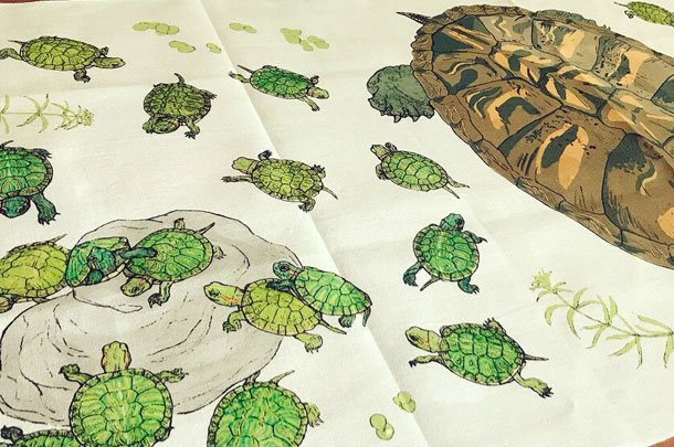 実績事例326:オリジナル物販手ぬぐい 完成品