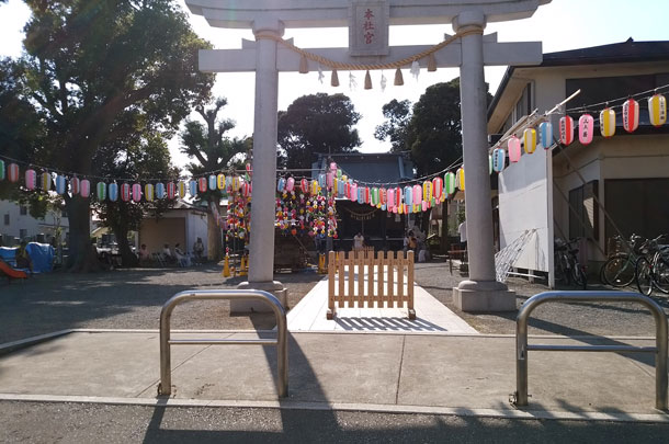 実績事例390:お祭りのオリジナル献灯提灯を製作しました。