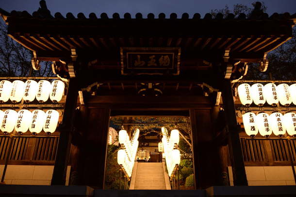 実績事例446：寺院のオリジナル献灯提灯を製作しました。