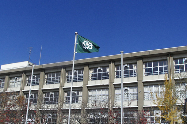 実績事例456：小学校のオリジナル学校旗を製作しました。