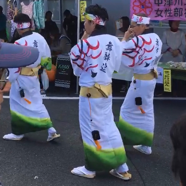 実績事例612:オリジナルお祭り手ぬぐい 使用風景