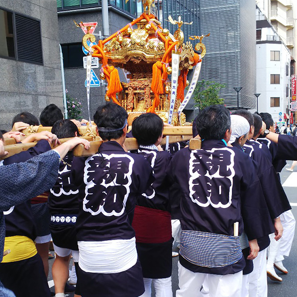 実績事例744：町会のオリジナルお祭り法被　完成品