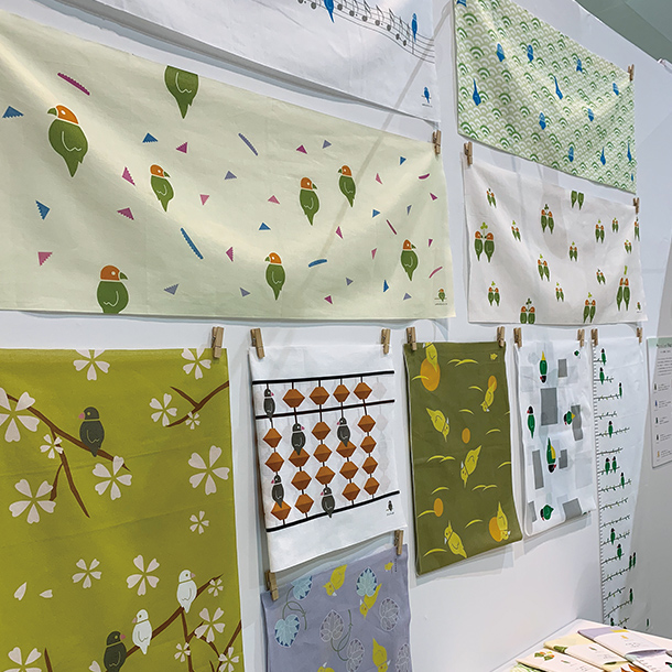 実績事例796:展示会用オリジナル手ぬぐい完成品