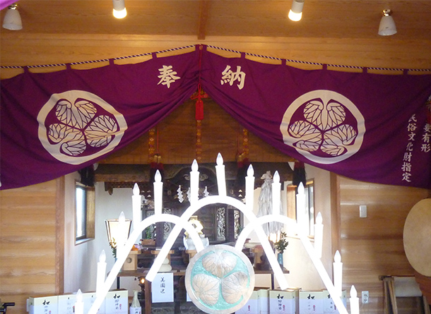 実績事例821：神社のオリジナル神社幕 完成品