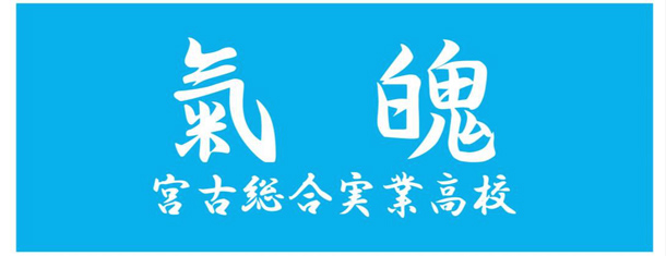 実績事例853：高校剣道部様のオリジナル手ぬぐいデザイン例