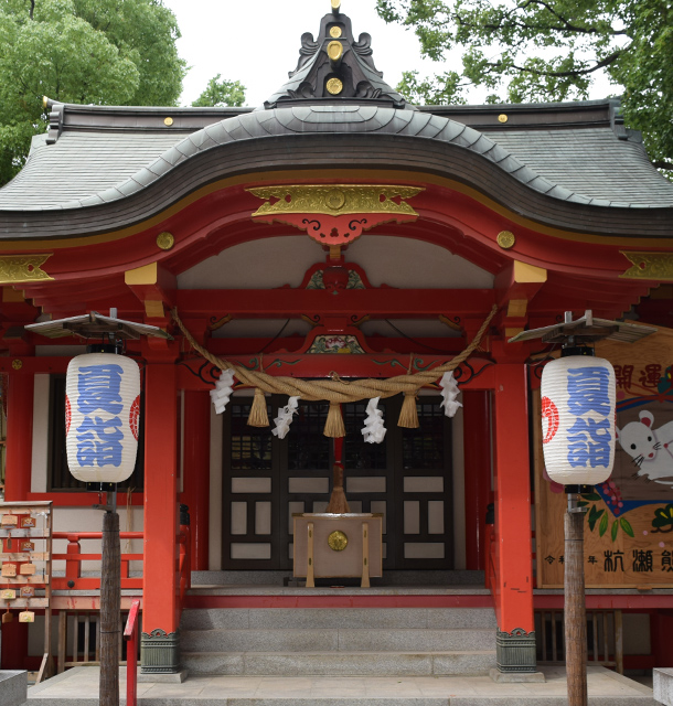 実績事例883：神社のオリジナル夏詣提灯　完成品