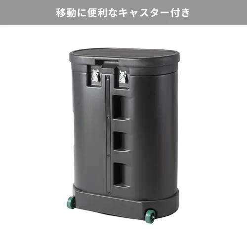 ポータブルPRカウンター（専用天板付き）｜移動に便利なキャスター付き