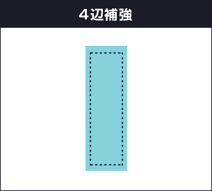 4辺補強