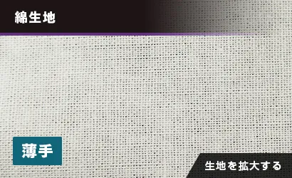 天竺木綿:綿生地