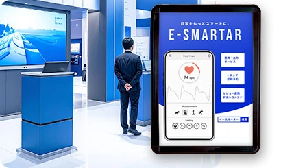 展示会のアプリPR向けポスターパネル