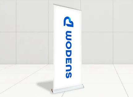 バナースタンド 企業ロゴデザイン