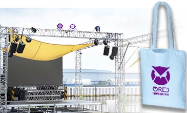 ショルダーバッグをイベントのノベルティに