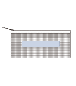 らくらく仕分けペンケース（TF-0174）前面プリント範囲