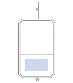 ベーシックハンギングポーチ（TP-0057）本体Bプリント範囲