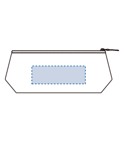 ベーシック三角ポーチ（TR-0379）背面プリント範囲