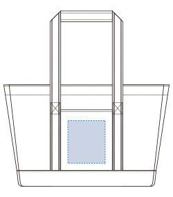 保冷レジカゴトート（TR-0480）前面プリント範囲