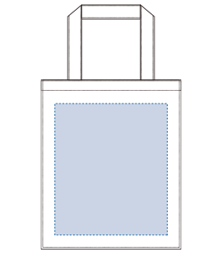 不織布コンビトート（L）（TR-0668）背面プリント範囲