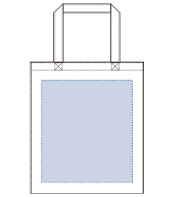 ユーティリティバッグコンビ（L）2（TR-0763）前面プリント範囲