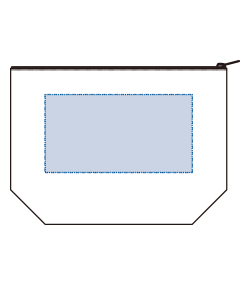 キャンバスデイリーポーチ（M）（TR-0828）背面プリント範囲