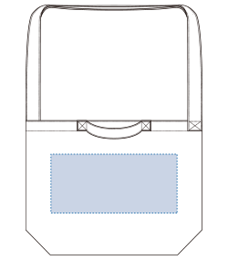 【在庫限り】厚手キャンバス2WAYショルダートート（TR-0857）背面プリント範囲