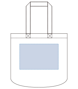 【在庫限り】スウェットトート（M）（TR-0877）背面プリント範囲