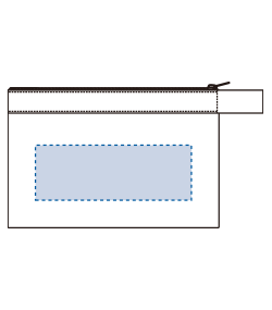 キャンバスベルトストラップポーチ（S）（TR-0893）背面プリント範囲