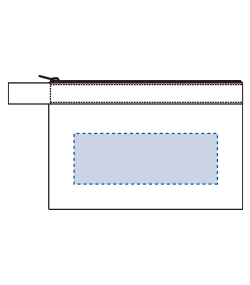 キャンバスベルトストラップポーチ（S）（TR-0893）前面プリント範囲