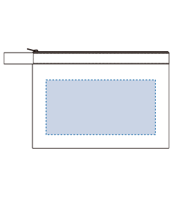 キャンバスベルトストラップポーチ（M）（TR-0894）前面プリント範囲