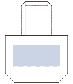 キャンバスアーバントート（TR-0905）前面プリント範囲
