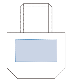 コットンファームトート（TR-0910）背面プリント範囲