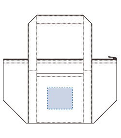 不織布保冷ライントート（TR-0920）前面プリント範囲