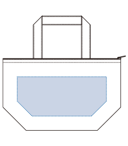 【在庫限り】デニム保冷トート（S）（TR-0932）背面プリント範囲