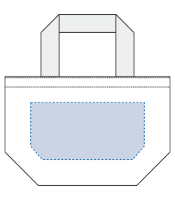 ジュートコットントート（S）（TR-0961）背面プリント範囲