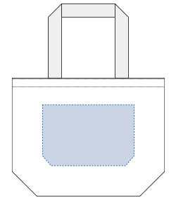 ジュートコットントート（L）（TR-0963）背面プリント範囲