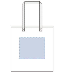 【在庫限り】キャンバストップカラーガゼットトート（TR-1017）背面プリント範囲
