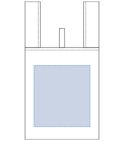 クルリト　デイリーバッグ（TR-1037）背面プリント範囲