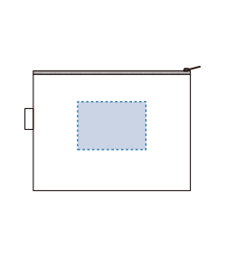 【在庫限り】ポケリュックバッグ（TR-1040）ポーチ背面プリント範囲